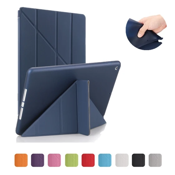 Чехол для нового ipad 9,7 дюймов, для ipad модели A1822 A1823 A1893 A1954 Мягкий ТПУ чехол-накладка силиконовый Magentice Smart cover