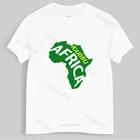 Мужская хлопчатобумажная футболка топы с круглым вырезом для Карибу в африканском стиле, Танзания, Кения, Занзибар, Уганда Килиманджаро, туристическая Мужская черная футболка