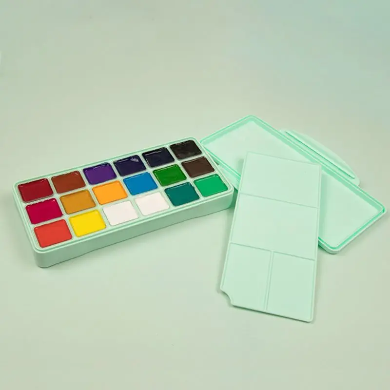 

18/24 Colors Gouache Paint Set with Palette 30ml Watercolor Painting for artists Students Supplies Non-Toxic