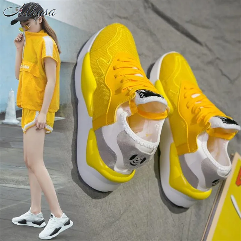 

2020 Women Sneakers Autumn Fashion Casual Shoes Woman Comfortable Breathable Platform Sneakers Chaussure Femme T987