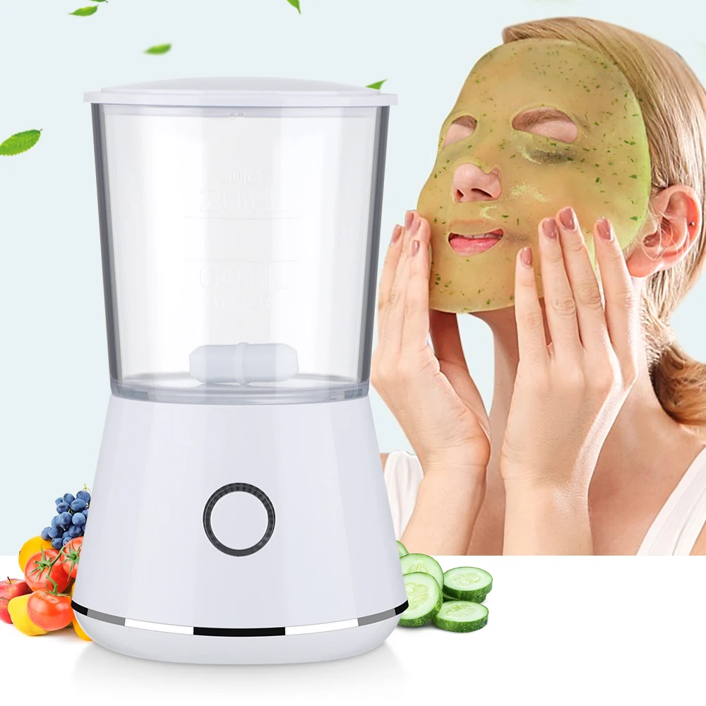 

Автоматическая мини-маска для лица «сделай сам», устройство для ухода за кожей лица с фруктами, овощами, натуральным коллагеном, инструмент ...