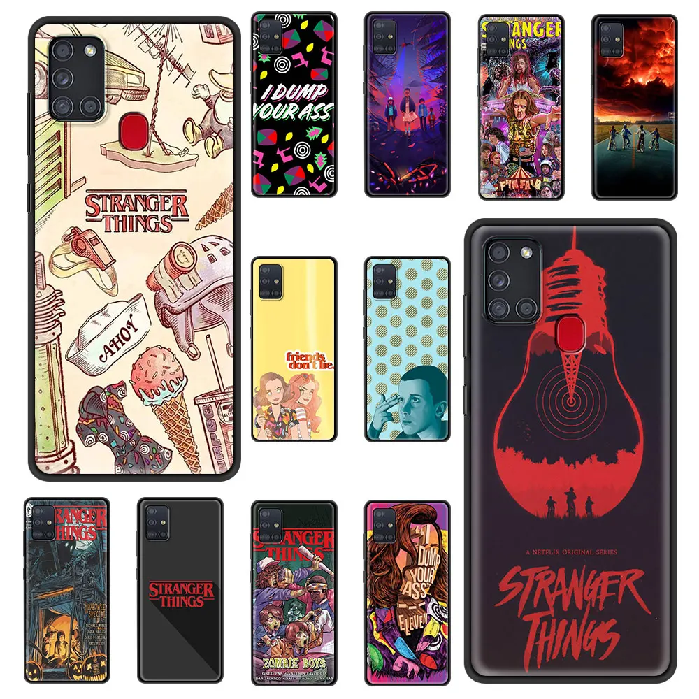 

Stranger Things Season Case For Samsung Galaxy A51 A71 A21s A31 M30s A41 A12 M31 A01 A11 M51 Back Phone Cover Soft Fundas Shell