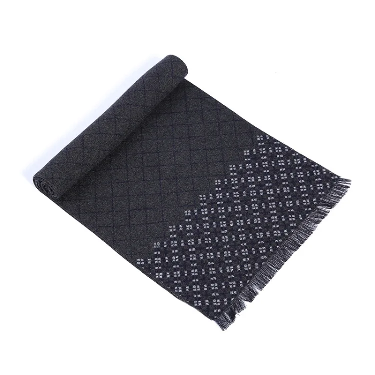 Прямая поставка 2020 мужской зимний шарф роскошный брендовый клетчатый