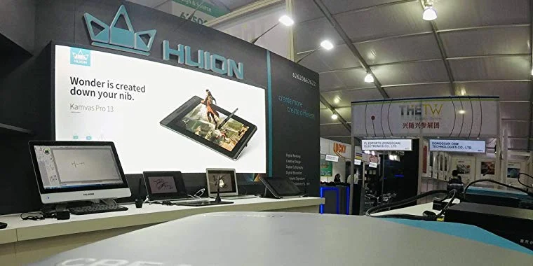 Huion Kamvas Pro 16 цифровой планшет без батареи ручка дисплей графический планшет монитор для рисования с наклоном стекло AG
