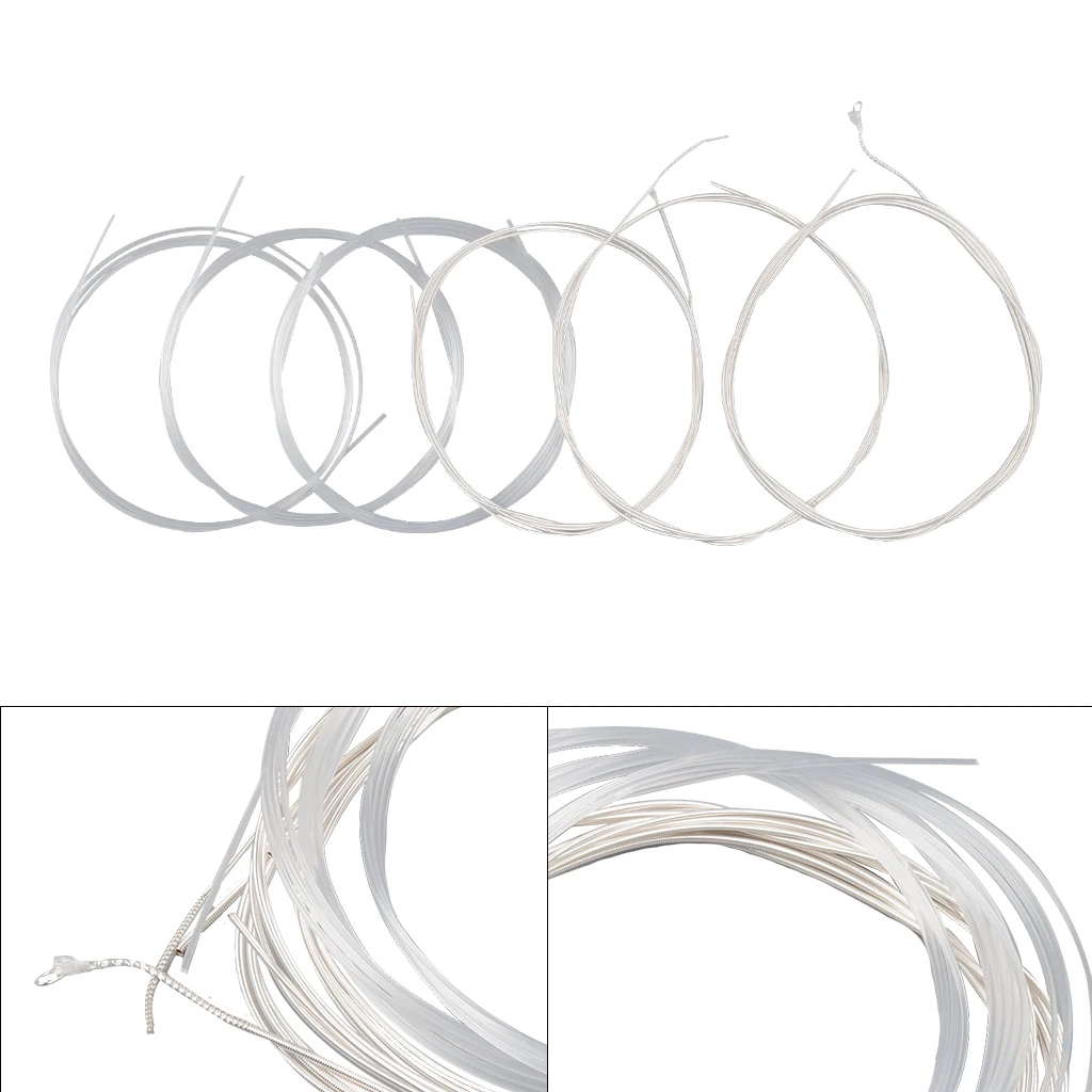 Набор струн LOMMI Alice для классической гитары Обмотка из чистого нейлона и