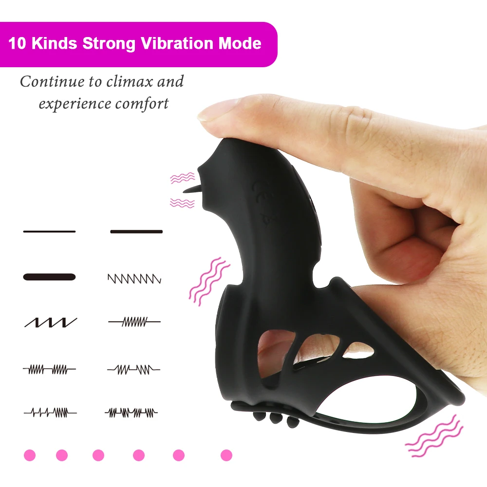 Кольцо на пенис с дистанционным управлением вибратор длительный срок службы