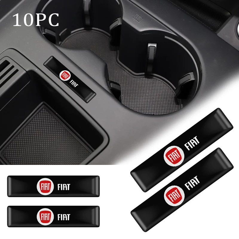 

4/8/10Pcs Car Styling 3D Epoxy Car Stickers Decal Decoration for Fiat 500 Punto Stilo Abarth Ducato Tipo Panda Auto Accessories