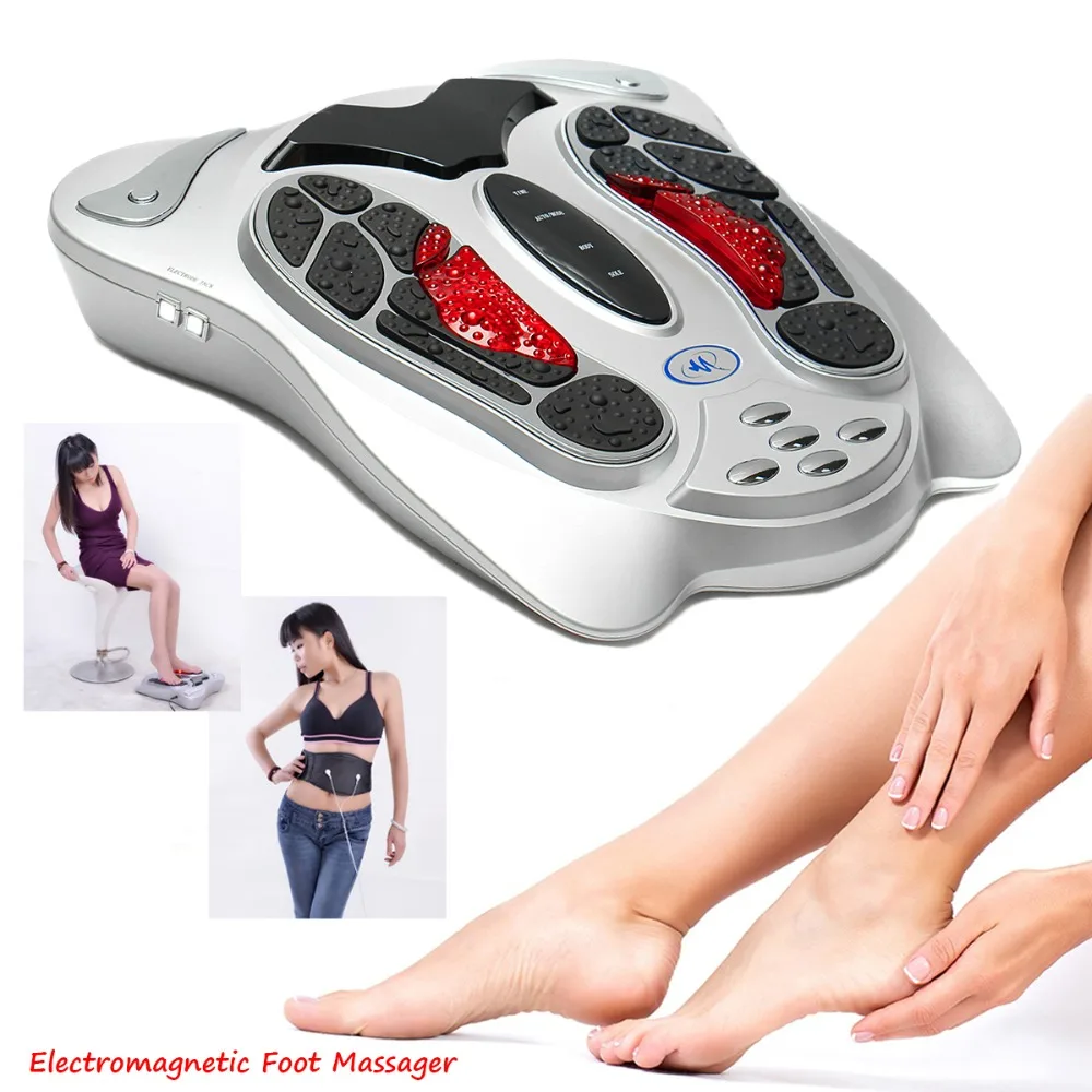 zelfmoord Wonder Grote waanidee Elektrische Voet Massage Machine Warmte Ver Infrarood Acupunctuur Shiatsu  Voeten Massage Bloedcirculatie Apparaat Body Fysiotherapie