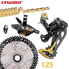 Переключатель передач LTWOO MTB, 12 Скоростей, переключатель передач, карбоновый задний переключатель передач, комплект для горного велосипеда, 12 Скоростей, комплект 12S46t 50t 52t, кассета