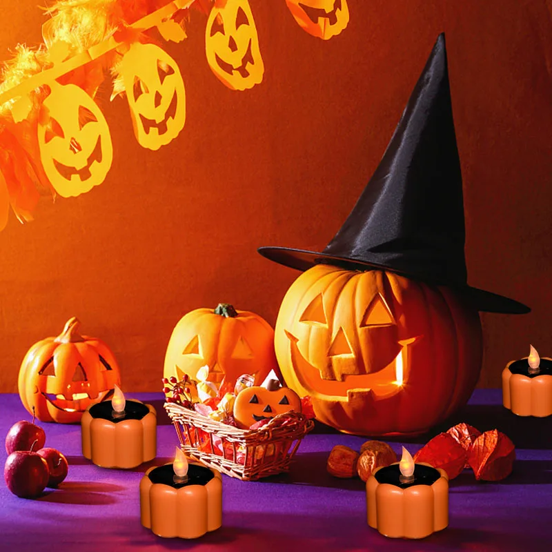 

1pc LED Flashing Candle Night Light Solar Energy Powered for Wedding Birthday Halloween Party Home Decoration