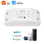 Смарт-выключатель Tuya с Wi-Fi и таймером, беспроводной дистанционный универсальный модуль автоматизации умного дома для Alexa, Google Home