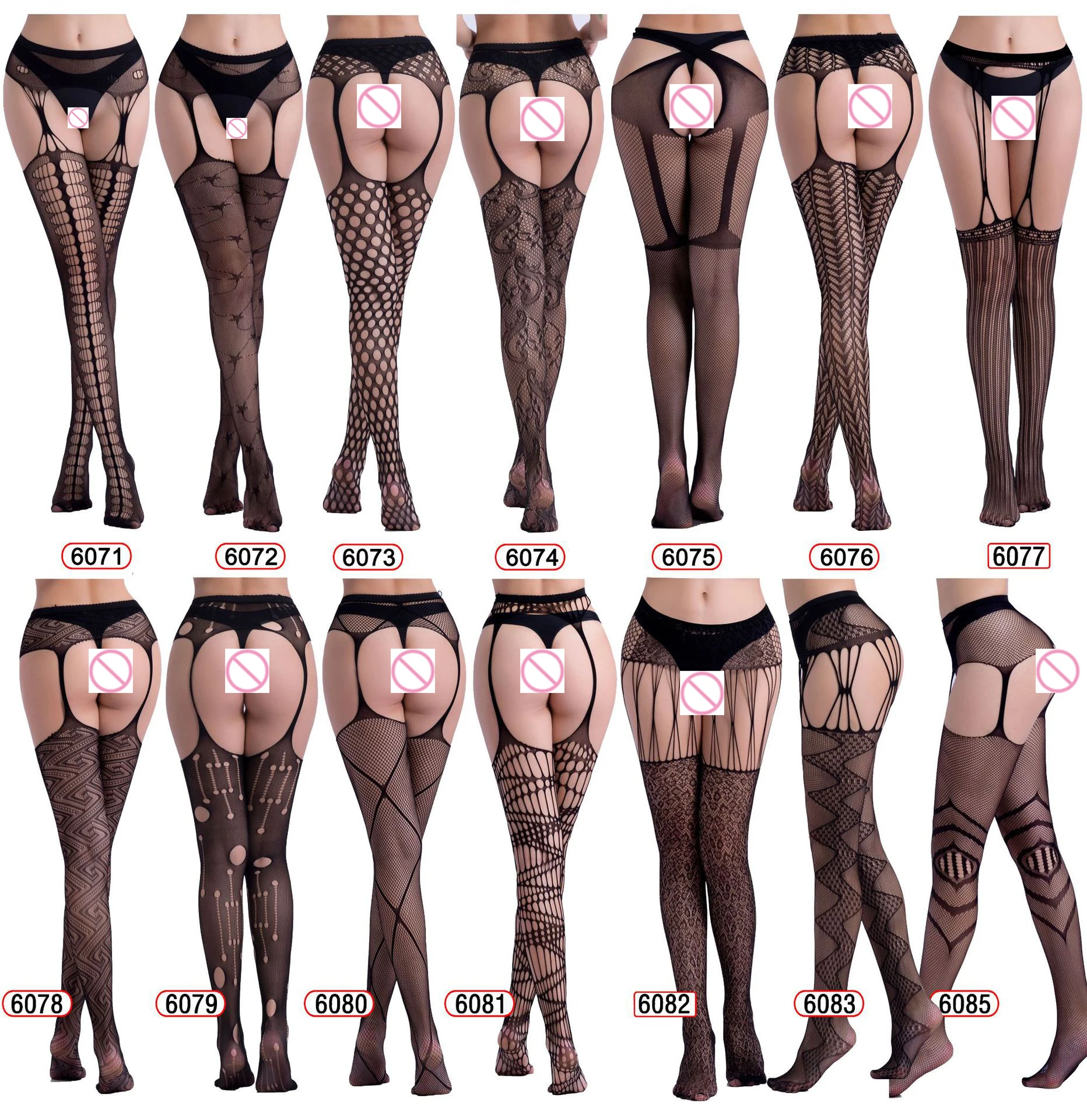 

Женские открытые колготки, Экзотическая одежда, черная сетчатая Прозрачная женская чулка, сексуальное боди A002