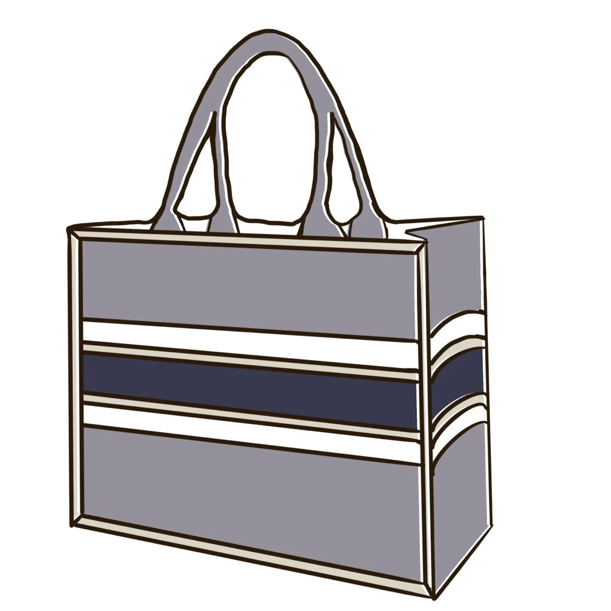 

41.5cm Luxury Floral Printed Canvas Book Tote Women Large Designer Travelling Handbags Female High Quality Shoulder Bags