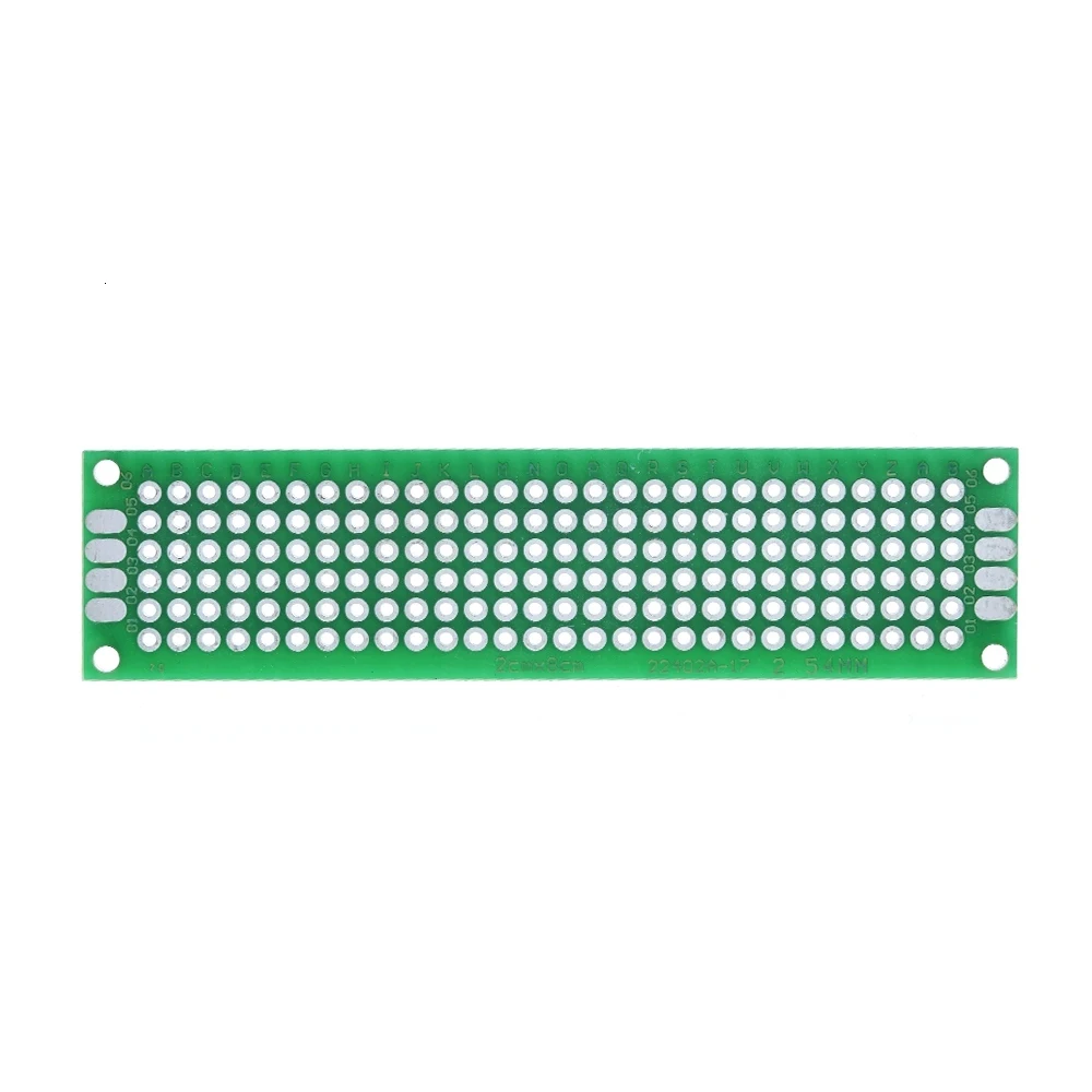 1 шт./лот 2x8 двухсторонняя Медь прототип PCB Универсальный доска экспериментальная разработка пластина зеленый