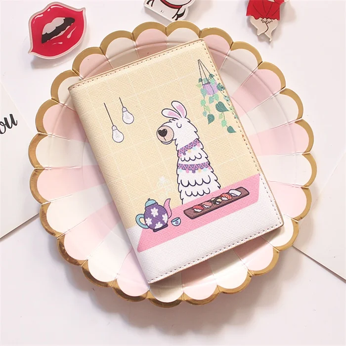 New style1 Модный кожаный чехол для мужчин и женщин для путешествий с держателем для паспорта и карт, защитный чехол, цветочный кошелек, сумки с цветочным рисунком, Обложка для паспорта для девочек - Цвет: New style1