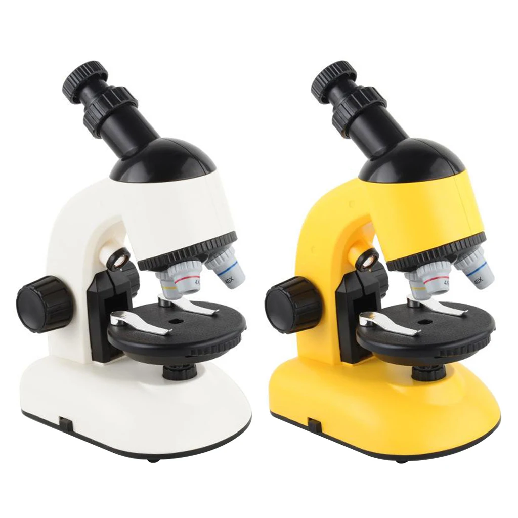 

Kids Microscope Toy with LED 100X 400X 1200X Magnification for Science Toys
