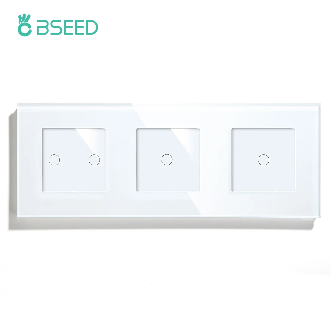 

BSEED ЕС Стандартный 2Gang 1 банды 1Gang 1Way настенный сенсорный выключатель Сенсор переключатель черный, белый цвет золотой Стекло Панель светодио...