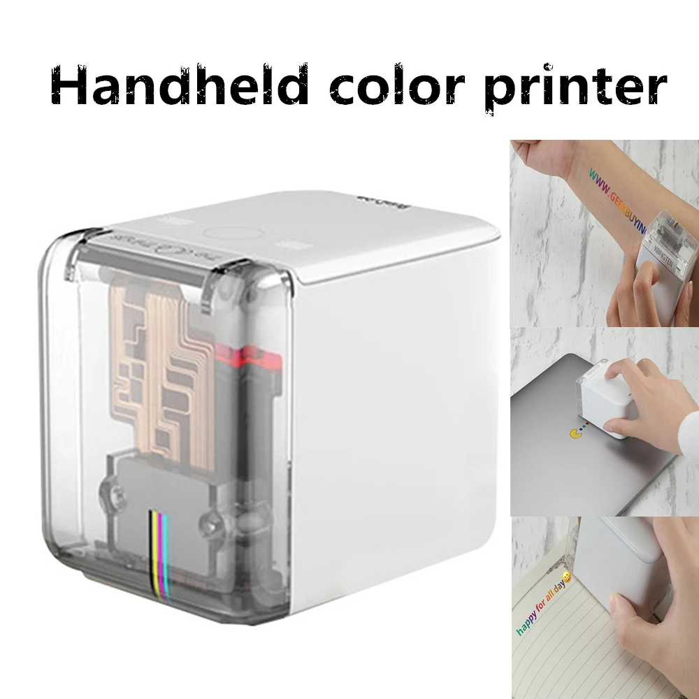Новое поступление портативный цветной принтер Bluetooth Мобильный мини и сменный