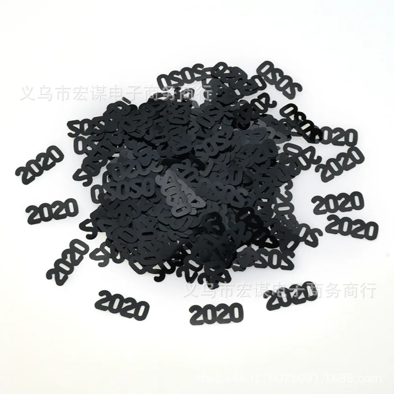 Счастливый новый год 2020/Счастливого Рождества/15 грамм блестки ПВХ плоские для DIY