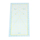 Линейка quliting (метрическая и имперская), для пэчворка, высококачественный акриловый материал, прозрачный шкала линейки, 16 х32 см, 1 шт., # M1632