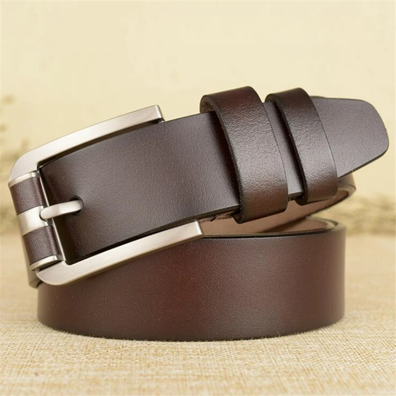 

JXQBSYDK Luxury Brand Belts for Men Pin Buckle Designer Belts Men High Quality Genuine Leather Belts