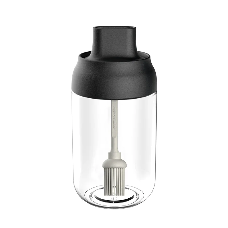 

Spice Jar Plastic Condiment Bottles With Spoon Kitchen Tools Seasoning Salt Oil Coffee Beans Container Paprika Garlic Storage Bo