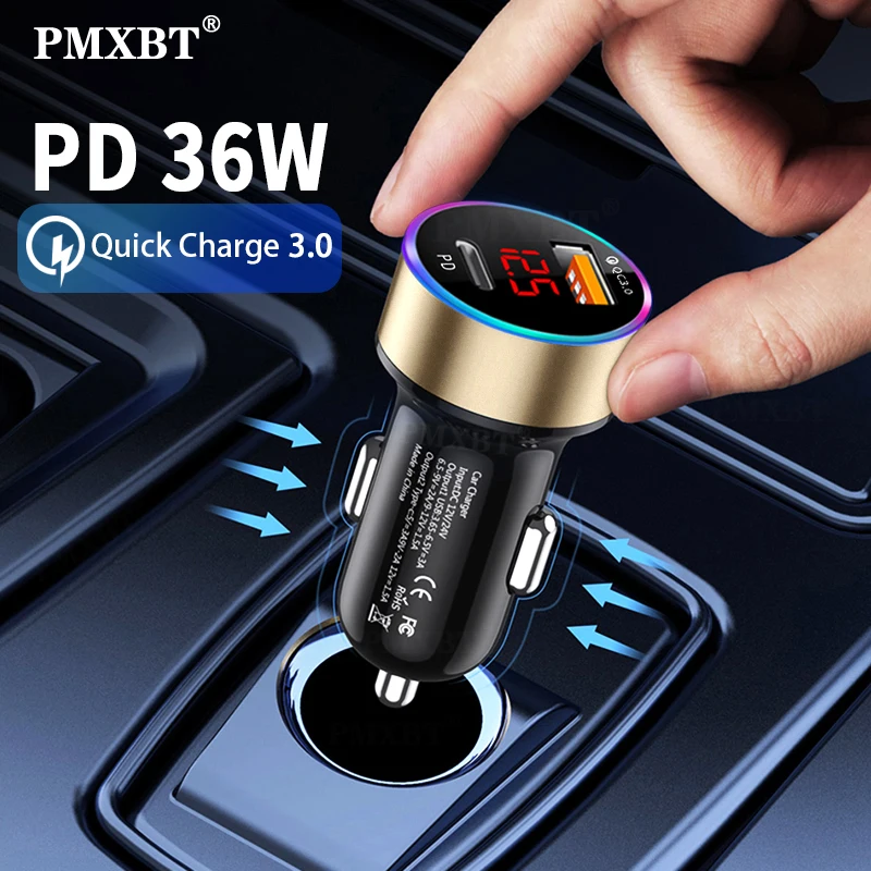 Быстрое Автомобильное зарядное устройство QC 4 0 3 USB автомобильная зарядка для Xiaomi