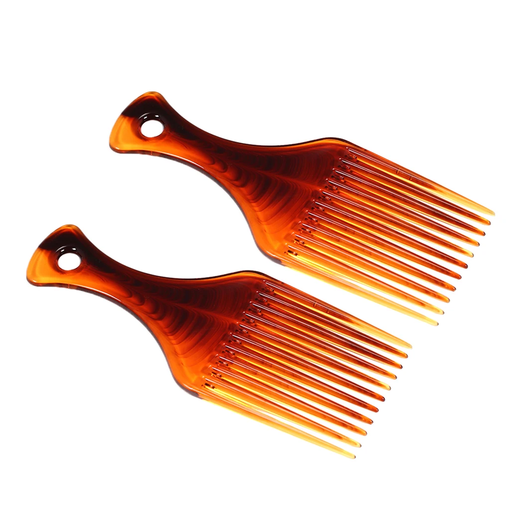 2pcs Hair Pick Comb Men and Women Smooth Afro Lift for Back Hairstyle - High Quality | Красота и здоровье