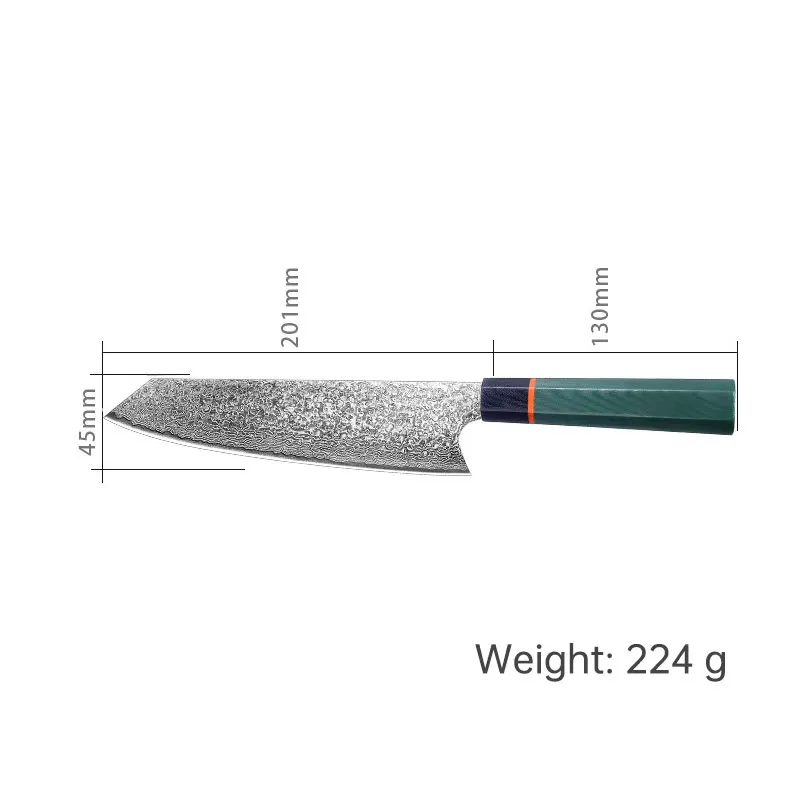 Нож шеф повара из дамасской стали VG10 профессиональные японские кухонные ножи