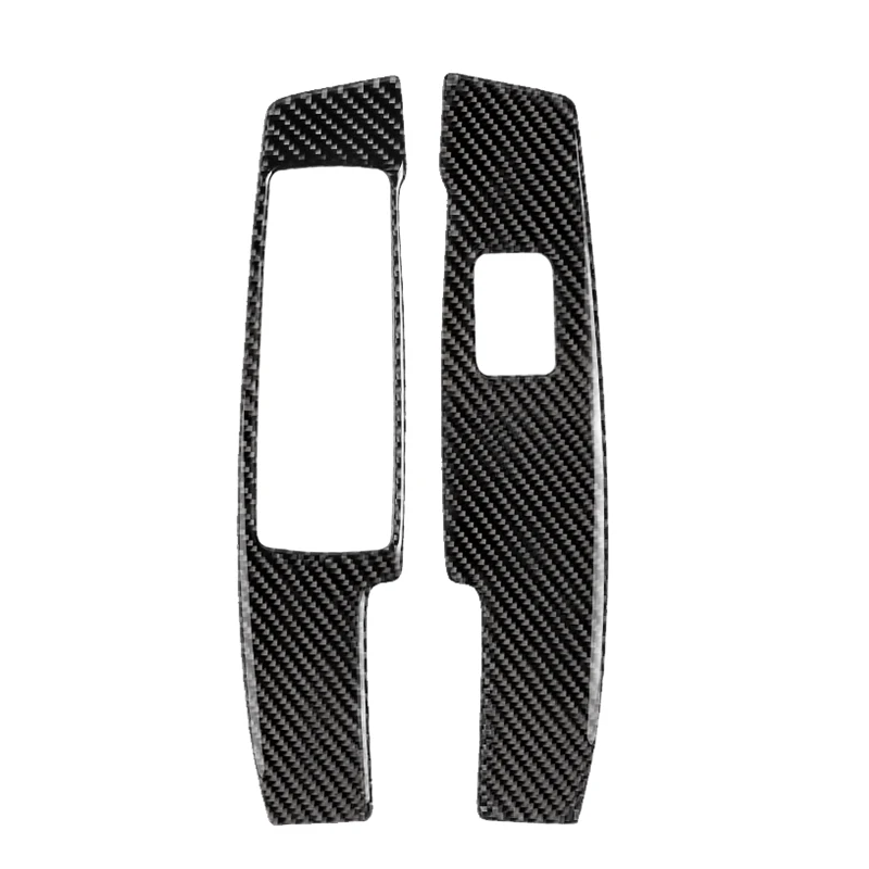 Real Carbon Fiber Car Door Handle Armrest Panel Window Lift Switch Button Cover Trim For Mercedes Benz C Class W204 2007 - 2013 |