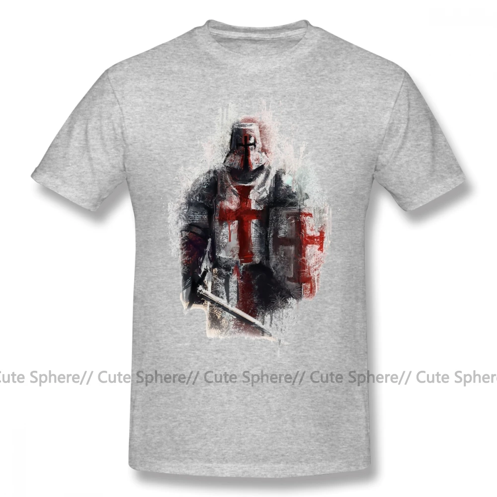 Футболка Crusader, футболка Crusader, модная футболка с графикой, 100 хлопок, мужская, 4xl, с коротким рукавом, забавная футболка