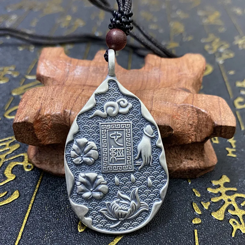 Ожерелье ручной работы унисекс бусы из Непала и буддизма Моринга ожерелье с