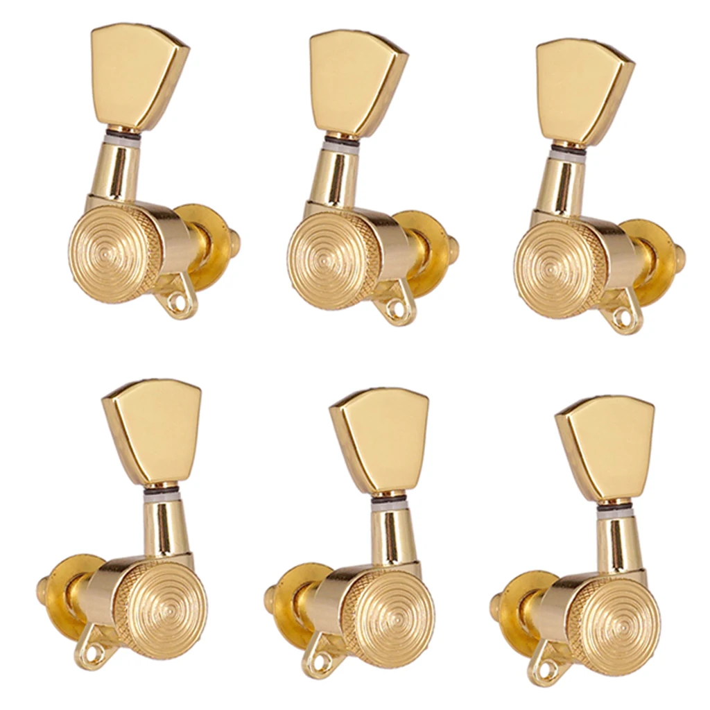 

6 Pieces Guitar Locking String Tuning Pegs Machine Head Golden