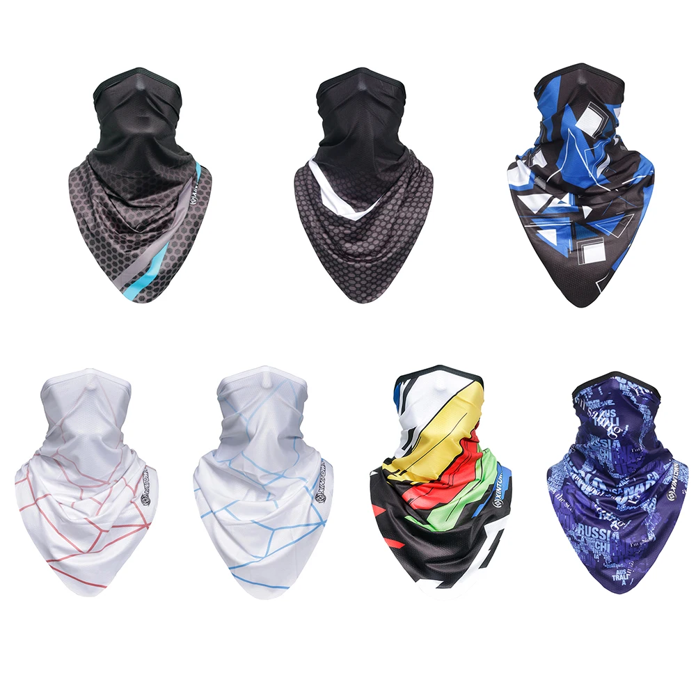 Дышащая Спортивная треугольная маска для верховой езды бега фитнеса