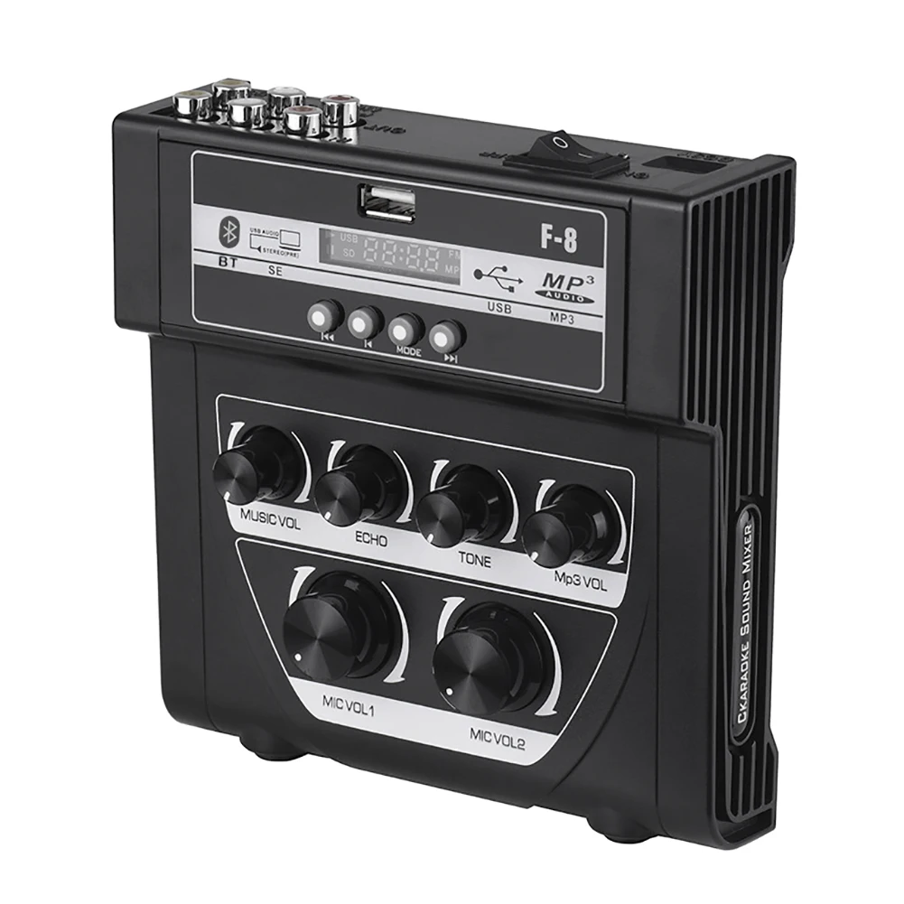 Бытовая аудиосистема миксер со встроенным стереозвуком с поддержкой BT Запись MP3