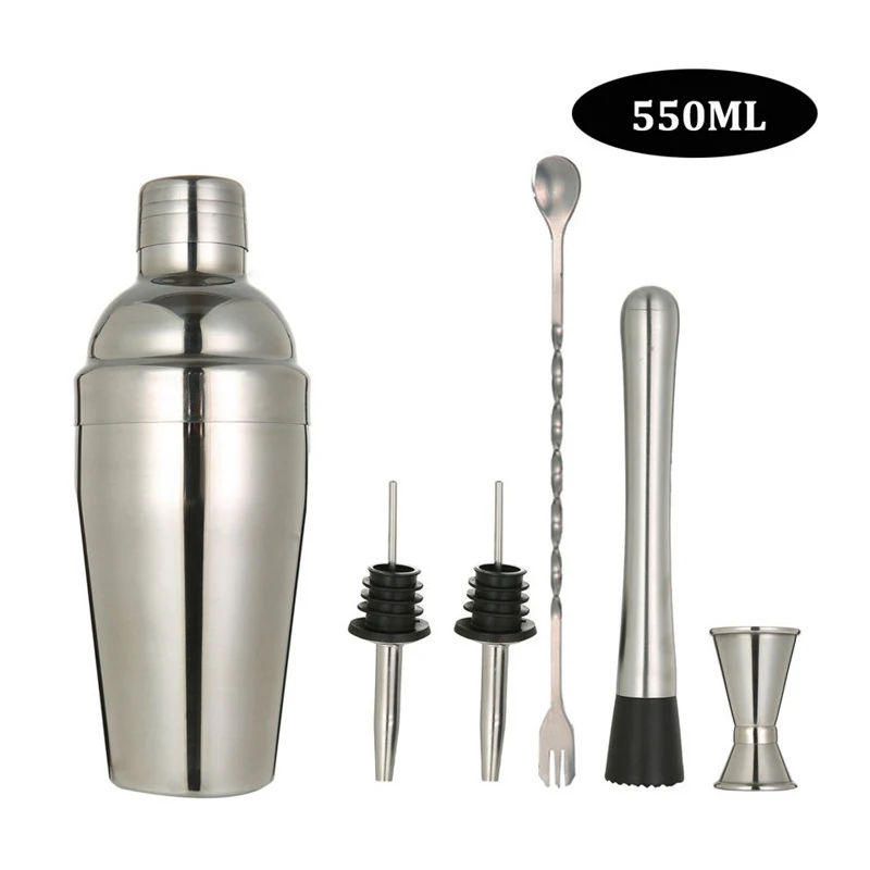 D2 UPORS шейкер для коктейлей из нержавеющей стали Бостонский мартини 550 мл/750 мл