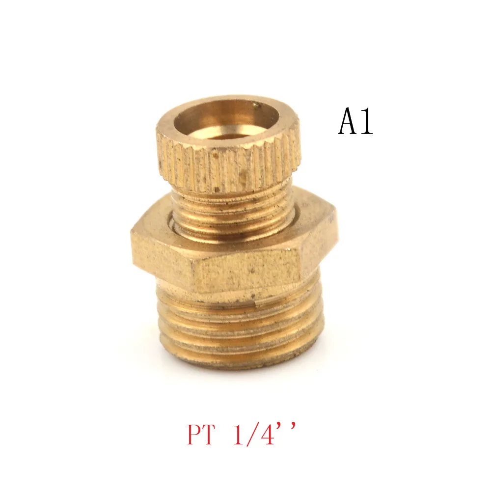 1 шт. мужской резьбовой сливной клапан латунный тон PT 1/2 дюйма 3/8 1/4