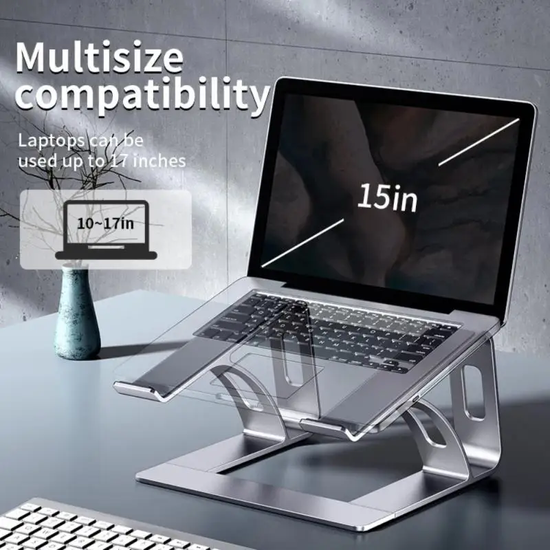 

LS653 Laptop Stand Notebook Stand Portable Aluminium Laptop Holder Tablet Support Stand Riser Computer For 10-17inch Laptop