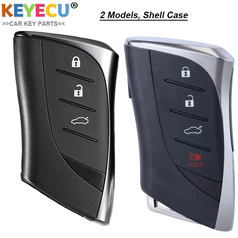 Смарт чехол KEYECU для автомобильного ключа с дистанционным управлением Lexus ES300h ES350