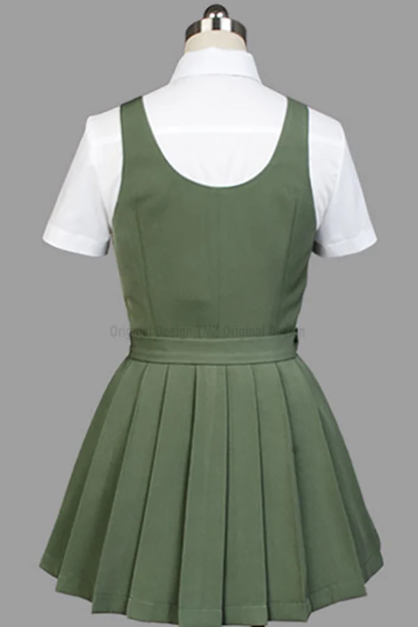 Супер Danganronpa Dangan Ronpa 2 Mahiru Koizumi Косплей Костюм Униформа жилет юбка рубашка галстук