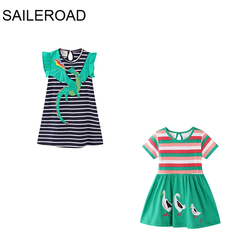 SAILEROAD 2 Шт. Звезда Блестками Лето Новорожденных Девочек Одежда Животных