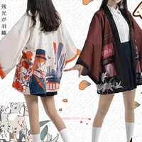 japanese harajuku style kimono bungo stray dogs yukata haori dazai osamu cosplay costume halloween party cardigan coat gifts