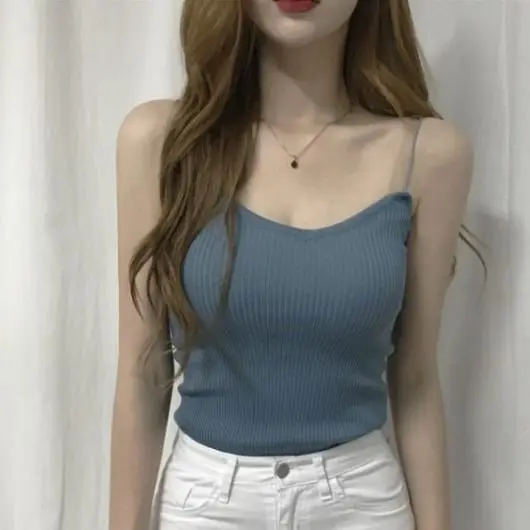 

Women Corset Tops Women's Summer Knitted Camisole Tank Camis Crop Top For Women