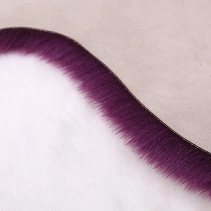 1Pcs Soft Fur Artificial Sheepskin Hairy Carpet For Bedroom Living Room Skin Plain Rugs Fluffy Area Washable Faux Mat | Дом и сад