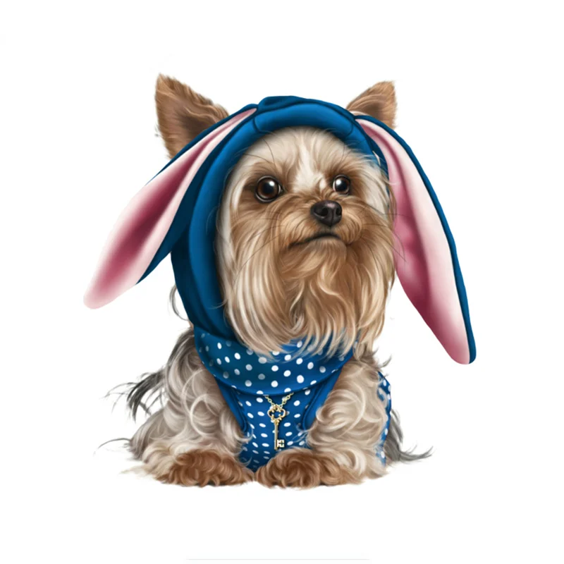 

Cmctyorkshire Terrier Cute Dog Car personalized motorcycle accessories decoration waterproof cover scratch sticker 15cm * 14cm