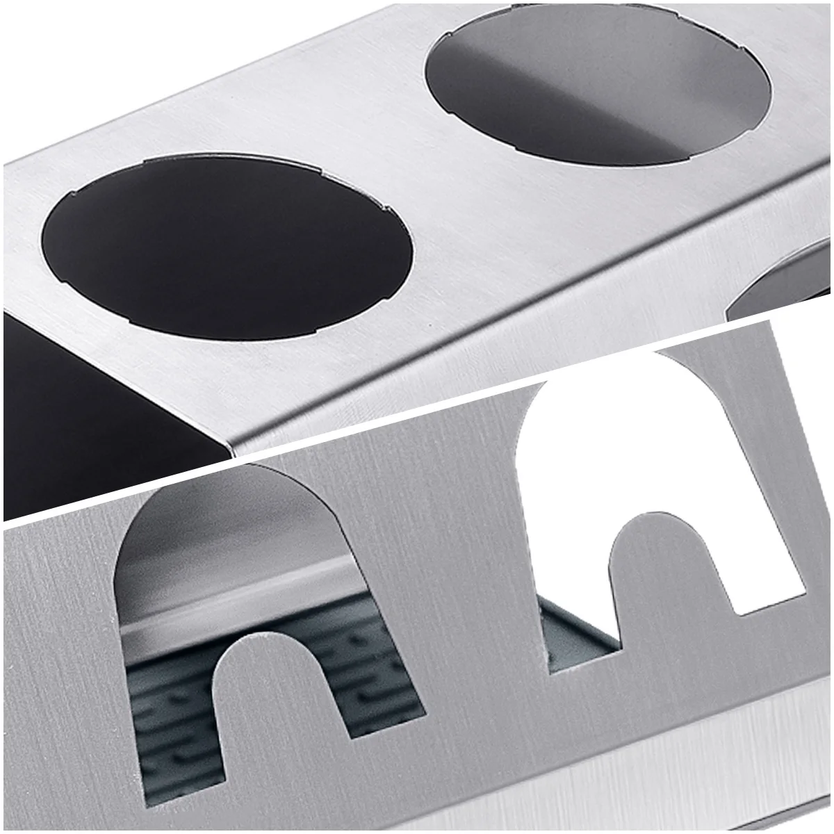 

3 Holes Stainless Steel Bottle Holder Cup Holder Drainer For Sodastream Crystal Bottles Baby Bottle Drain Drying Racks