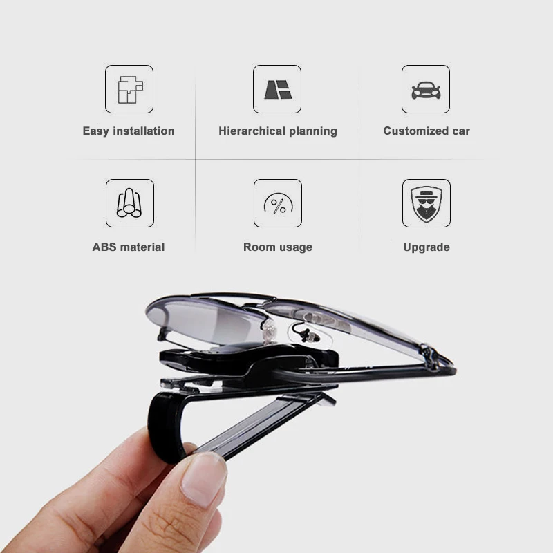 Держатель для очков универсальный аксессуар 1 шт. | Автомобили и мотоциклы