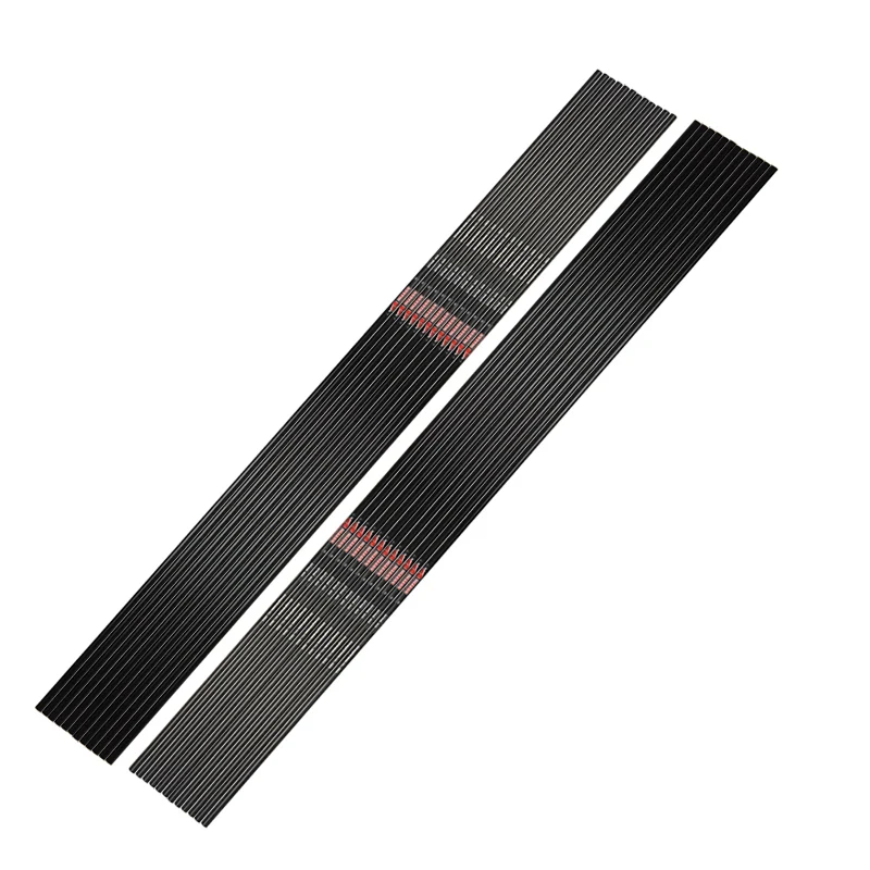 12 шт лук и стрелы стрельба из лука чистый углерод стрелки идентификатор вала 6 2 м