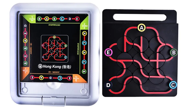 

Xiaoguaidan Subway Maze 64-Level Mission Clearance Game Logic Reasoning Intelligence Toy