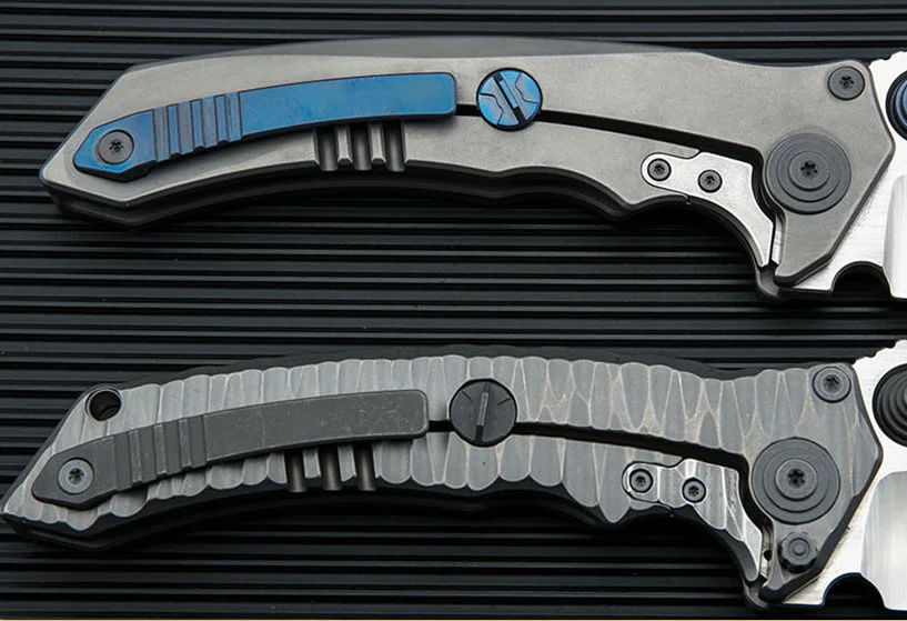 Новинка большой Maxace SANDSTORM цельная титановая ручка бесплатная доставка|Ножи| |